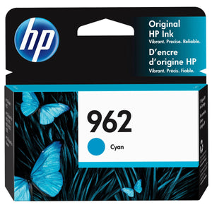 HP 962 (3HZ96AN) Cyan Original Inkjet Cartridge - Cartouches Certifiées