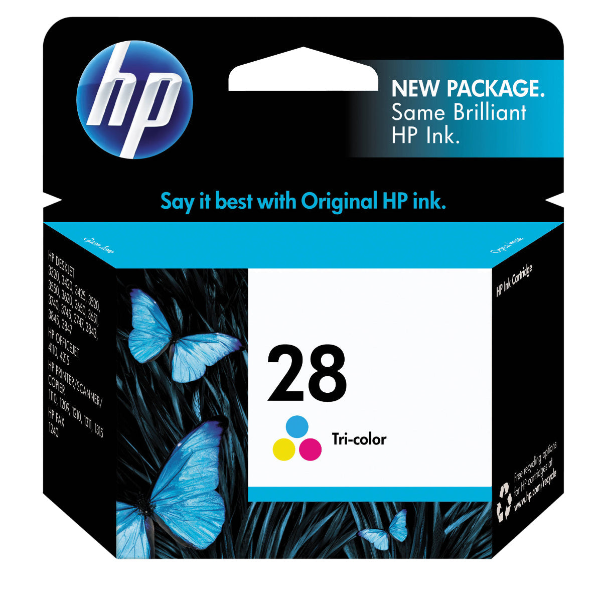 HP 28 (C8728AN) Color Original Inkjet Cartridge - Cartouches Certifiées