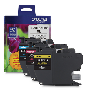 BROTHER LC30133PKS Color 3 - Pack Original Inkjet Cartridge - Cartouches Certifiées
