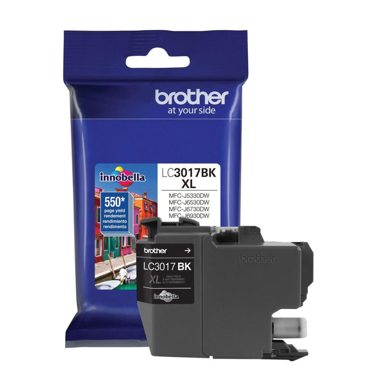 BROTHER LC3017BK Black Original Inkjet Cartridge - Cartouches Certifiées