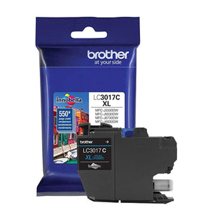 BROTHER LC3017C Cyan Original Inkjet Cartridge - Cartouches Certifiées