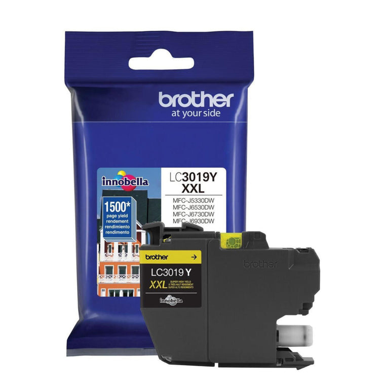BROTHER LC3019Y Yellow Original Inkjet Cartridge - Cartouches Certifiées