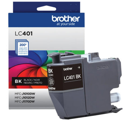 BROTHER LC401BK Noir Originale Cartouche à Jet d'encre