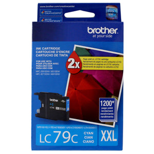BROTHER LC79C Cyan Original Inkjet Cartridge - Cartouches Certifiées