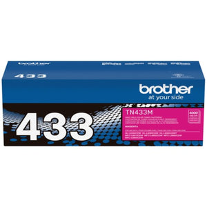 BROTHER TN-433M Magenta Original Toner Cartridge - Cartouches Certifiées
