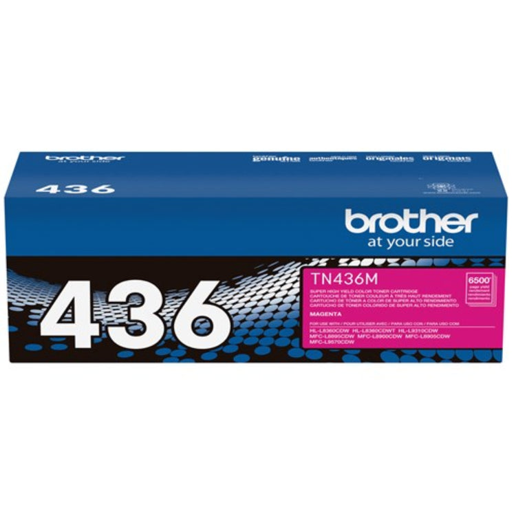 BROTHER TN-436M Magenta Original Toner Cartridge - Cartouches Certifiées