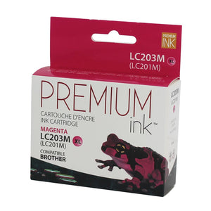 Compatible BROTHER LC203M Magenta Inkjet Cartridge Premium Quality - Cartouches Certifiées
