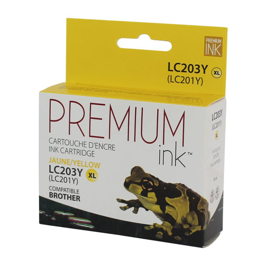 Compatible BROTHER LC203Y Jaune Cartouche à Jet d'encre Qualité supérieure