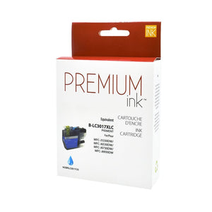 Compatible BROTHER LC3017C Cyan Inkjet Cartridge Premium Quality - Cartouches Certifiées