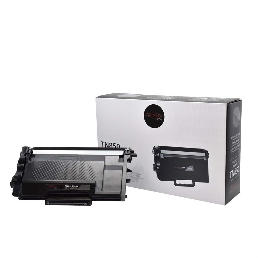 Compatible BROTHER TN-850 Black Toner Cartridge Premium Quality - Cartouches Certifiées