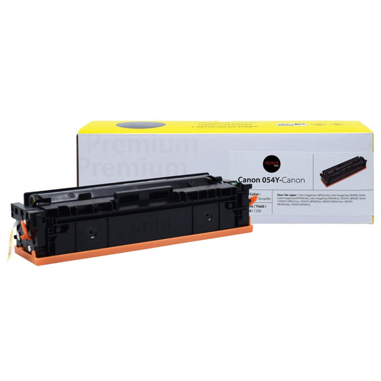 Compatible CANON 054 (3021C001) Yellow Toner Cartridge Premium Quality - Cartouches Certifiées