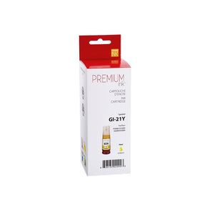 Compatible CANON GI-21 (4539C001) Yellow Inkjet Cartridge Premium Quality - Cartouches Certifiées