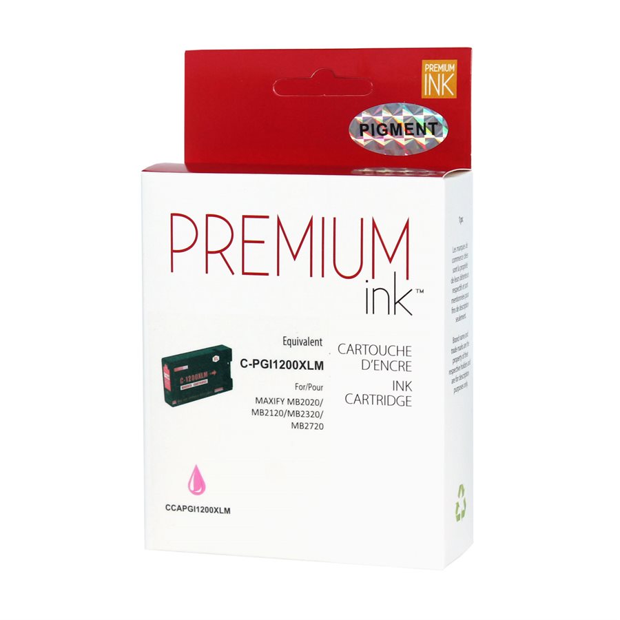 Compatible CANON PGI-1200XL (9197B001) Magenta Inkjet Cartridge Premium Quality - Cartouches Certifiées