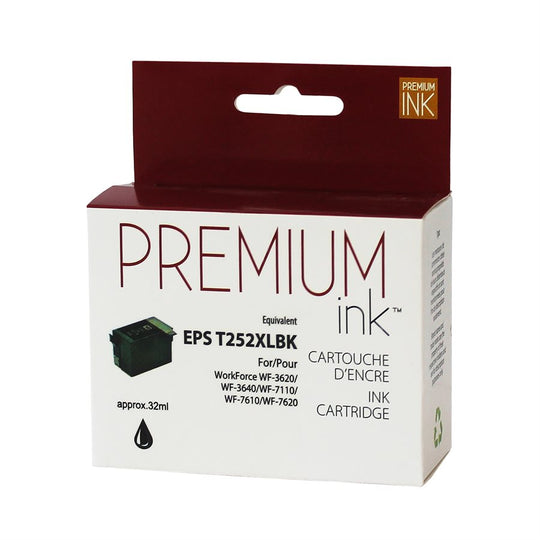 Compatible EPSON T252XL (T252XL120-S) Noir Cartouche à Jet d'encre Qualité supérieure
