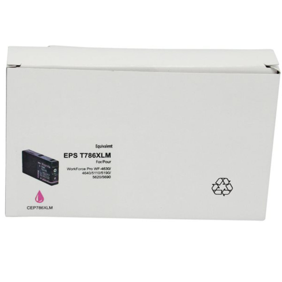 Compatible EPSON T786XL (T786XL320) Magenta Inkjet Cartridge Premium Quality - Cartouches Certifiées