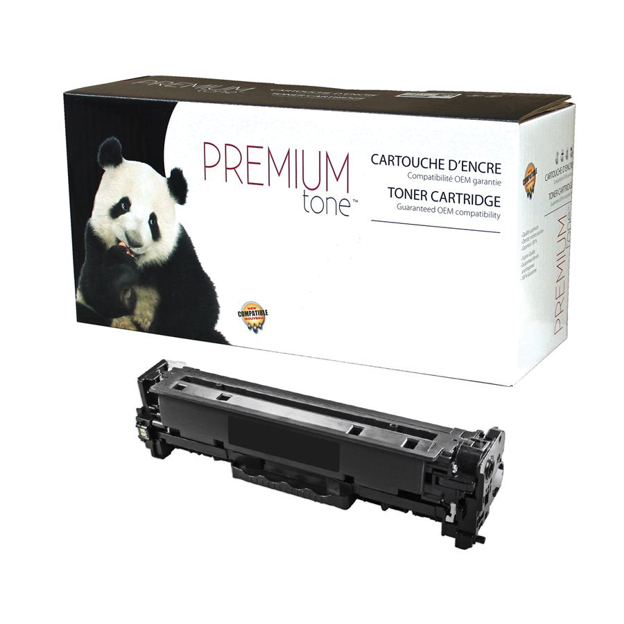 Compatible HP (125A) Black Toner Cartridge Premium Quality - Cartouches Certifiées