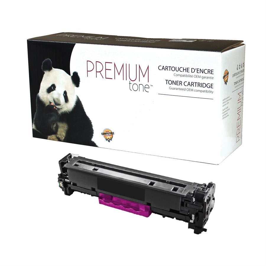 Compatible HP (125A) Magenta Toner Cartridge Premium Quality - Cartouches Certifiées