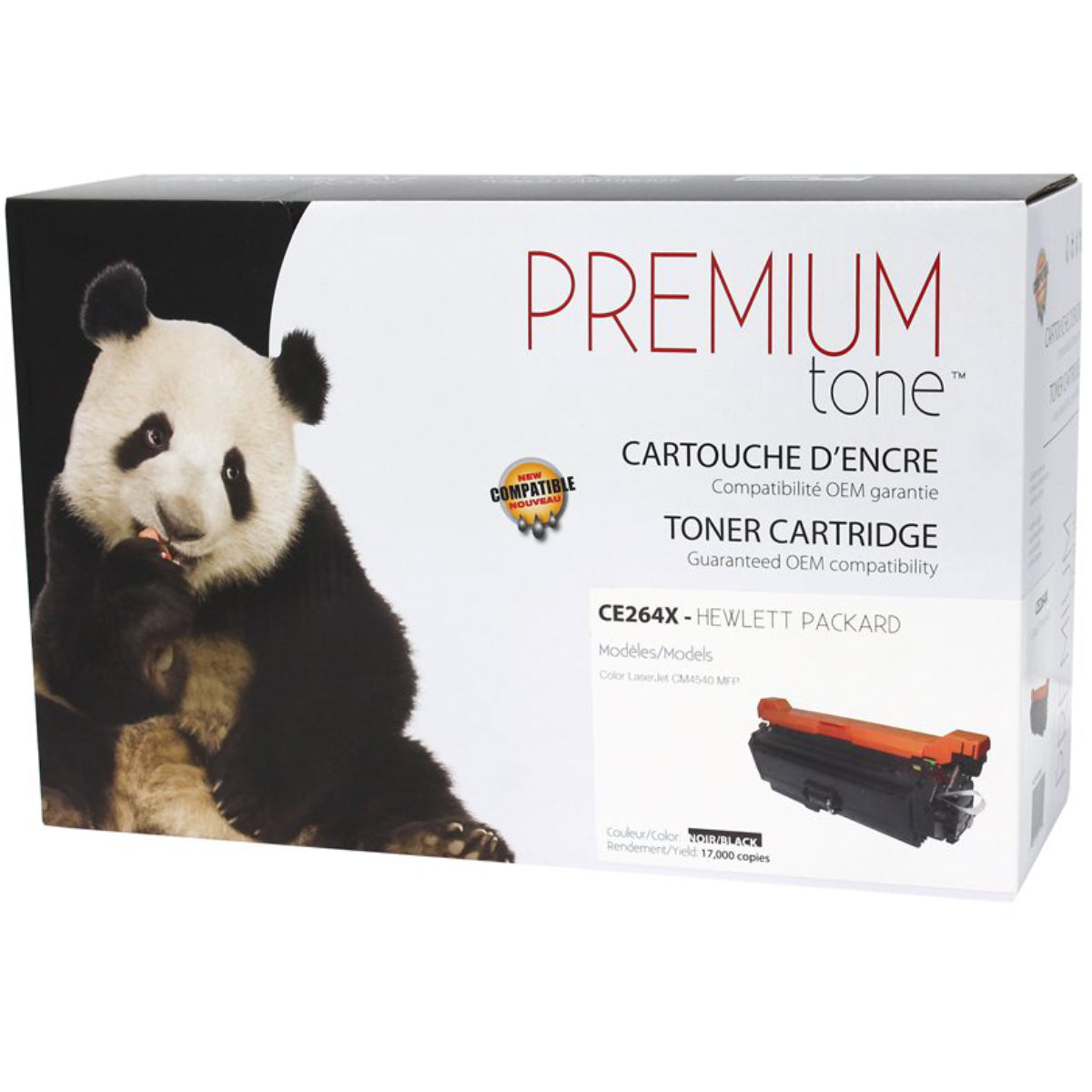 Compatible HP (646X) Black Toner Cartridge Premium Quality - Cartouches Certifiées