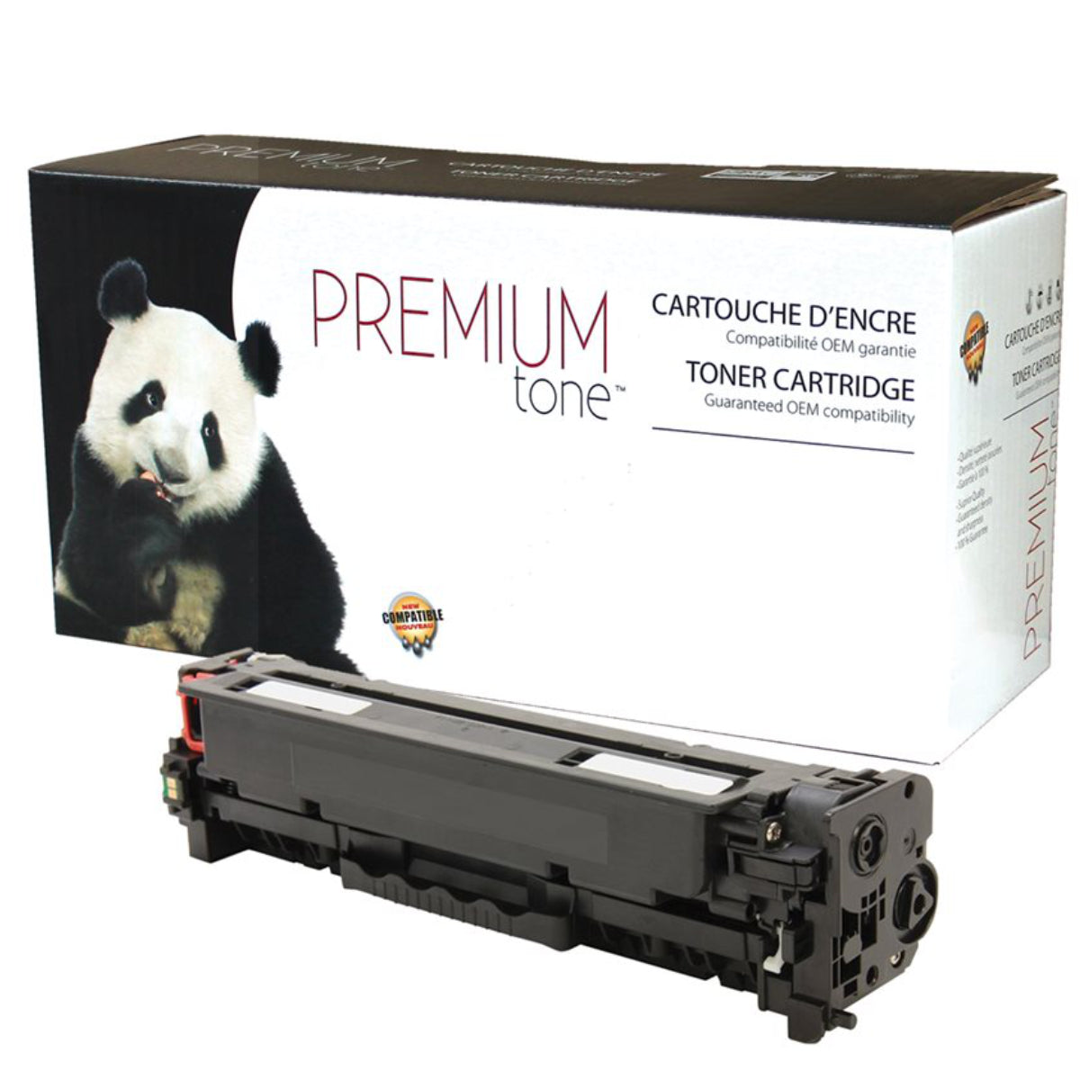 Compatible HP (305A) Black Toner Cartridge Premium Quality - Cartouches Certifiées