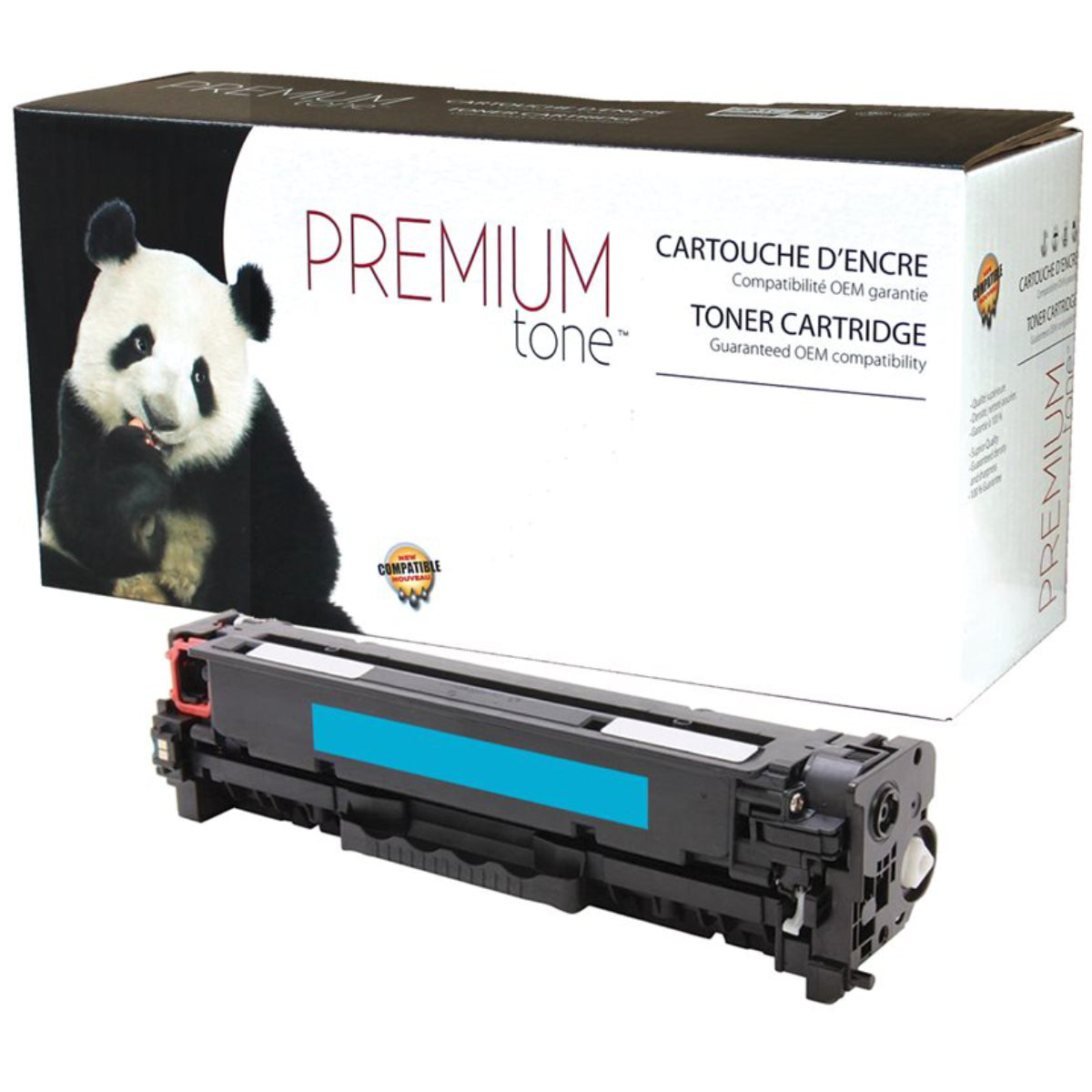 Compatible HP (305A) Cyan Toner Cartridge Premium Quality - Cartouches Certifiées