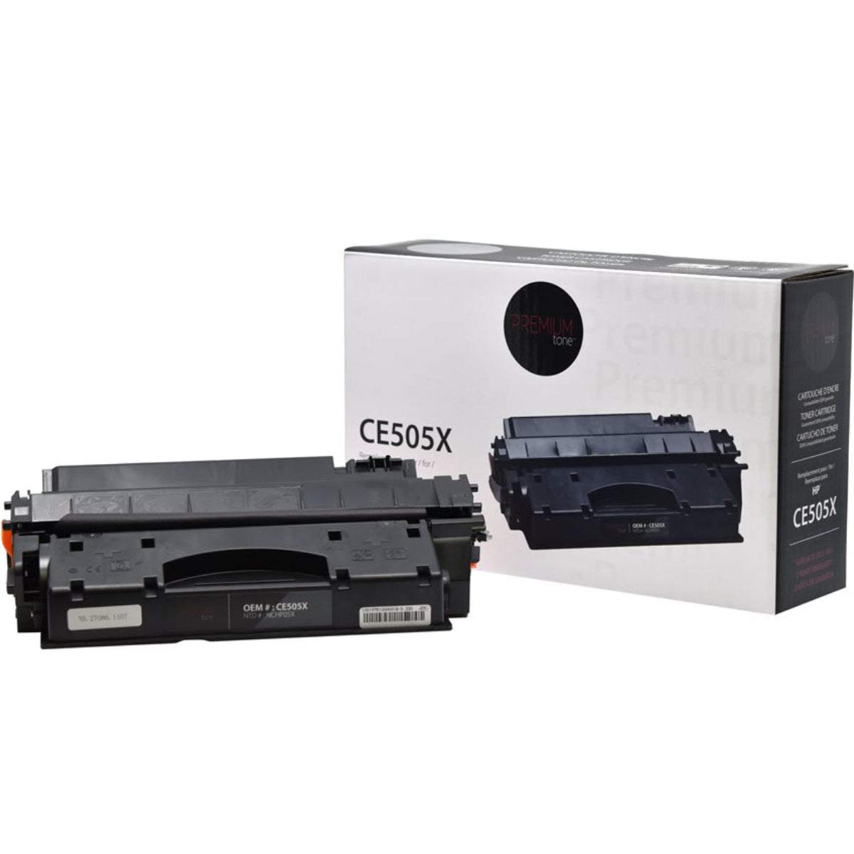 Compatible HP (05X) Black Toner Cartridge Premium Quality - Cartouches Certifiées
