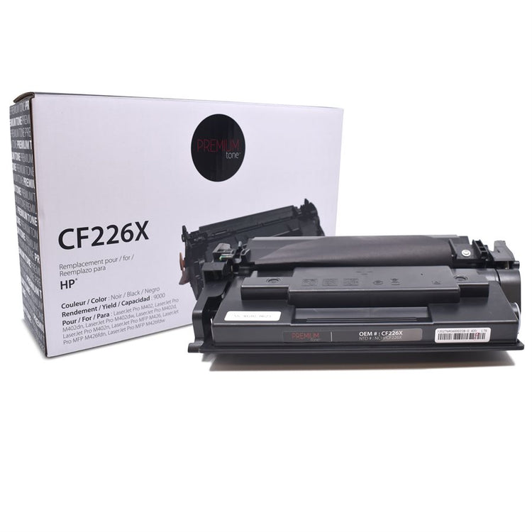 Compatible HP (26X) Black Toner Cartridge Premium Quality - Cartouches Certifiées