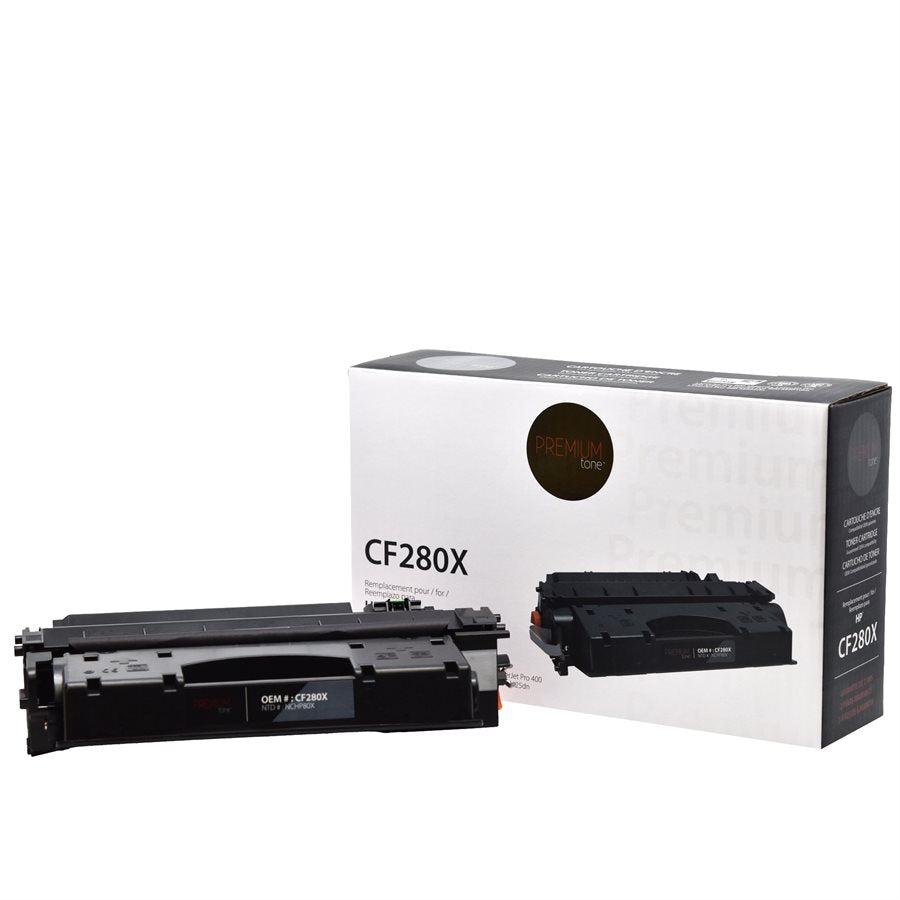Compatible HP (80X) Black Toner Cartridge Premium Quality - Cartouches Certifiées