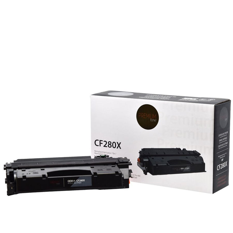 Compatible HP (80X) Black Toner Cartridge Premium Quality - Cartouches Certifiées