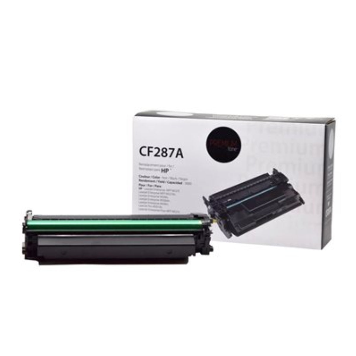 Compatible HP (87A) Black Toner Cartridge Premium Quality - Cartouches Certifiées
