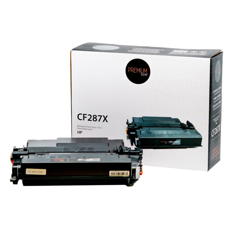 Compatible HP (87X) Black Toner Cartridge Premium Quality - Cartouches Certifiées