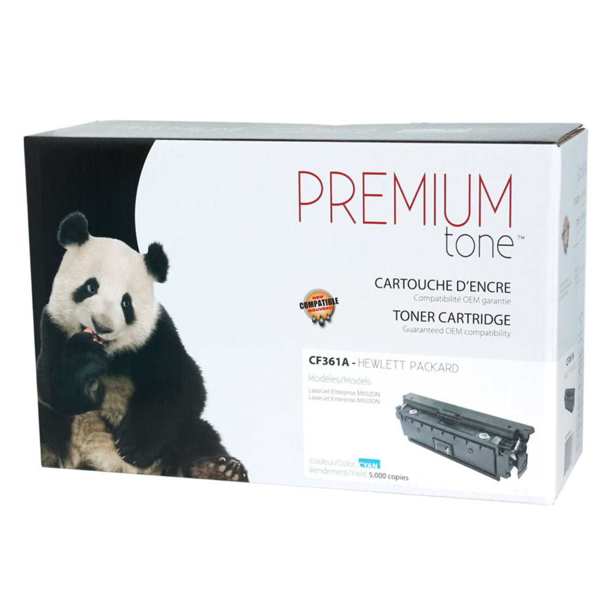 Compatible HP (508A) Cyan Toner Cartridge Premium Quality - Cartouches Certifiées