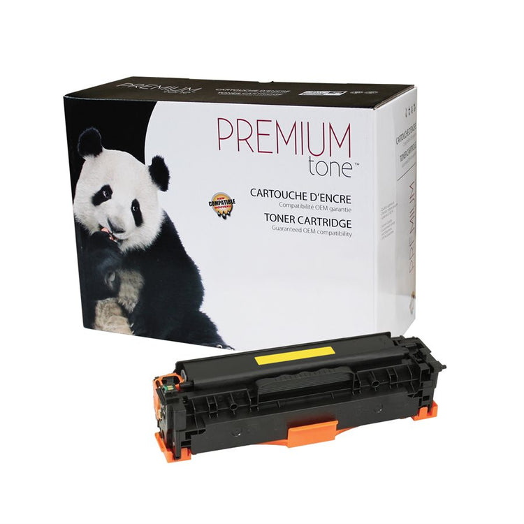 Compatible HP (312A) Yellow Toner Cartridge Premium Quality - Cartouches Certifiées
