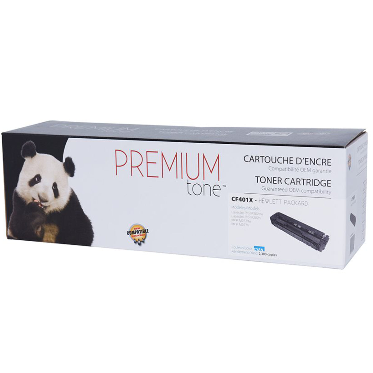 Compatible HP (201X) Cyan Toner Cartridge Premium Quality - Cartouches Certifiées