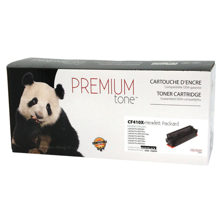 Compatible HP (410X) Black Toner Cartridge Premium Quality - Cartouches Certifiées