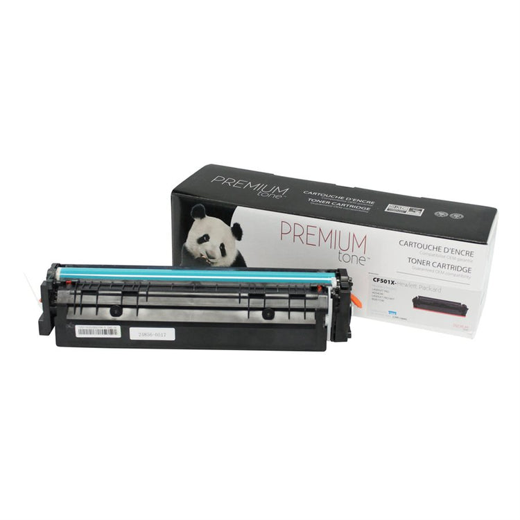 Compatible HP (202X) Cyan Toner Cartridge Premium Quality - Cartouches Certifiées