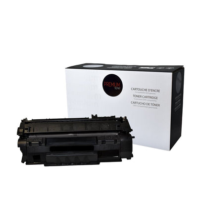Compatible HP (53A) Black Toner Cartridge Premium Quality - Cartouches Certifiées