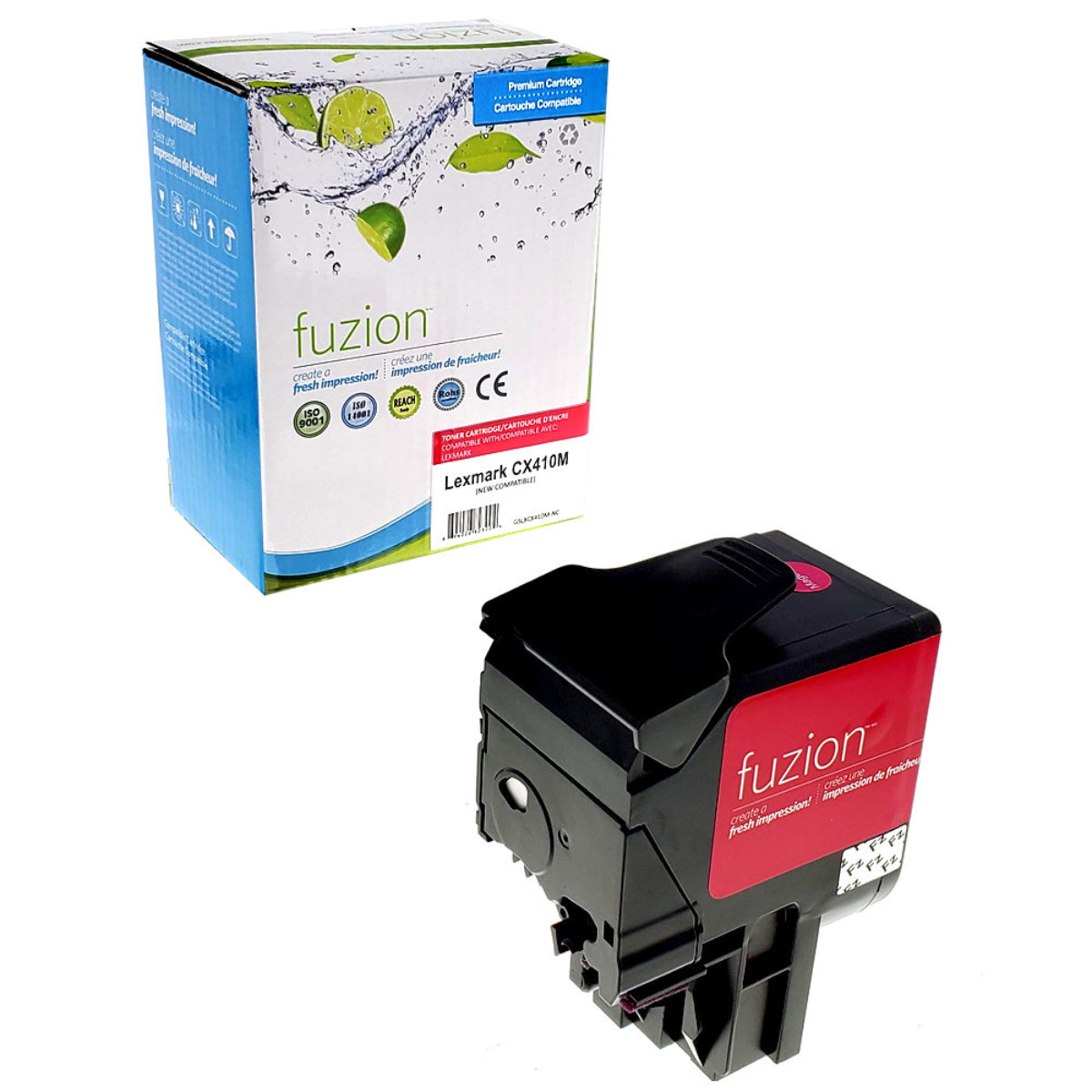 Compatible LEXMARK 80C1HM0 (80C0H30) Magenta Toner Cartridge Premium Quality - Cartouches Certifiées