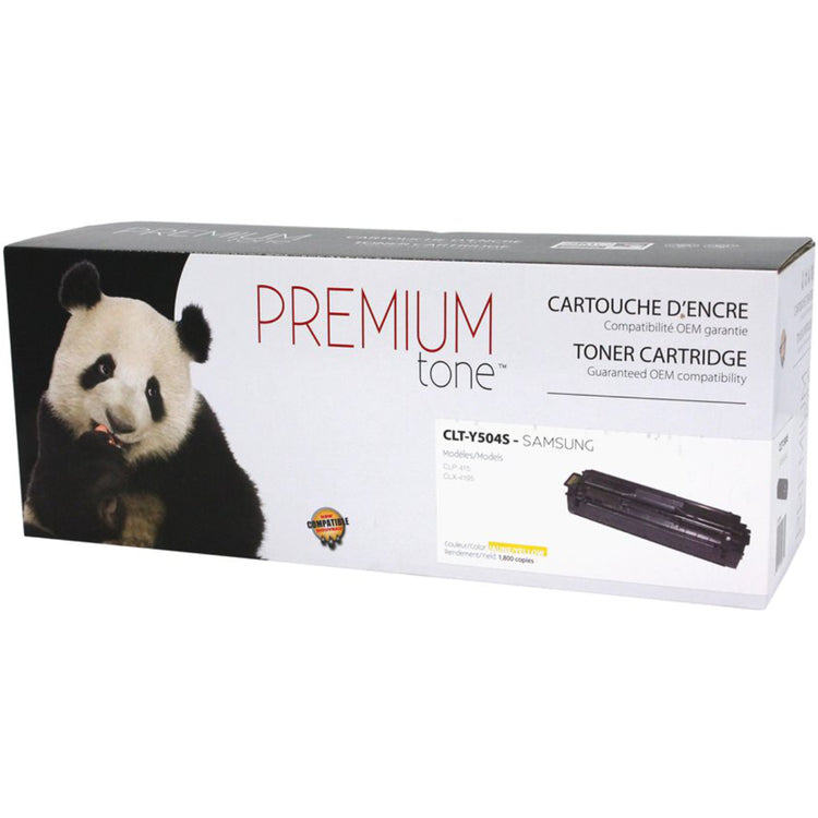 Compatible SAMSUNG CLT-Y504S (SU506A) Yellow Toner Cartridge Premium Quality - Cartouches Certifiées