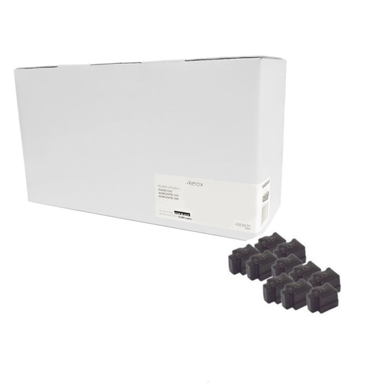 Compatible XEROX 016-2044-00 Phaser 8200 (10 Sticks) Black Solid ink - Cartouches Certifiées