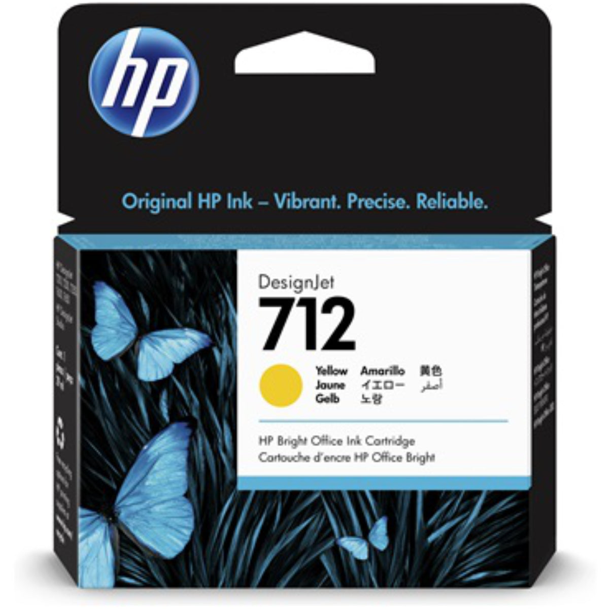 HP 712 - 29ml (3ED69A) Yellow Original Inkjet Cartridge - Cartouches Certifiées