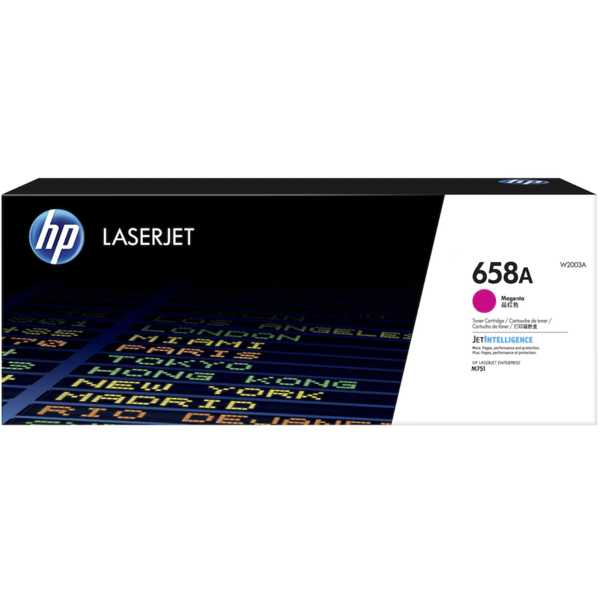 HP W2003A (658A) Magenta Original Toner Cartridge - Cartouches Certifiées