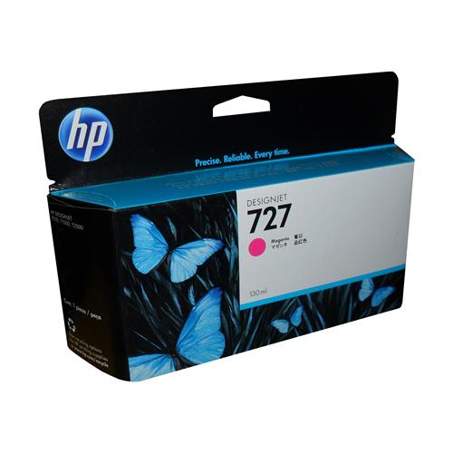 HP 727 - 130 ml (B3P20A) Magenta Original Inkjet Cartridge - Cartouches Certifiées