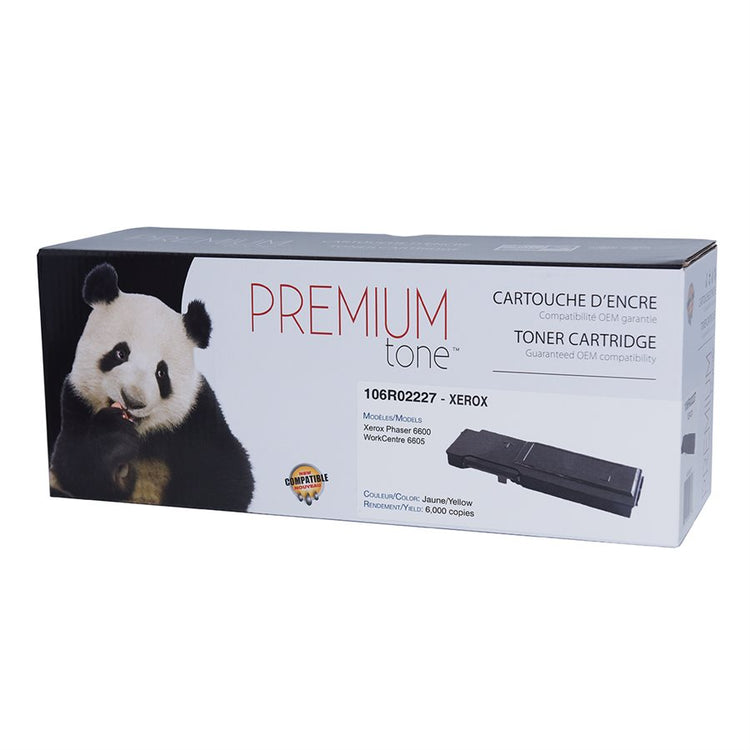 Compatible XEROX 106R02227 Yellow Toner Cartridge - Cartouches Certifiées