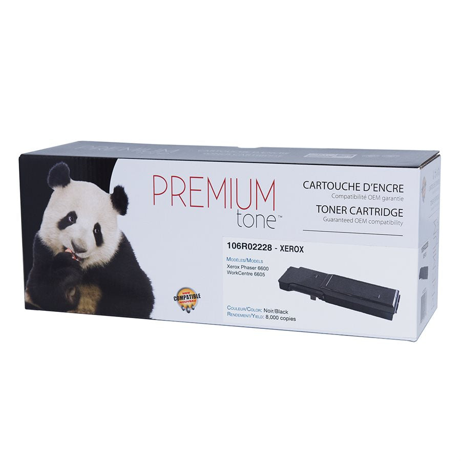 Compatible XEROX 106R02228 Black Toner Cartridge - Cartouches Certifiées