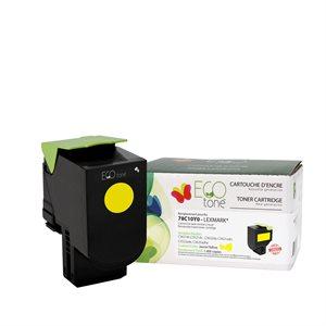 Refurbished LEXMARK 78C10Y0 Yellow Toner Cartridge - Cartouches Certifiées