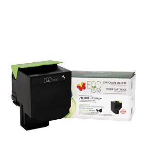 Refurbished LEXMARK 78C1XK0 Black Toner Cartridge - Cartouches Certifiées