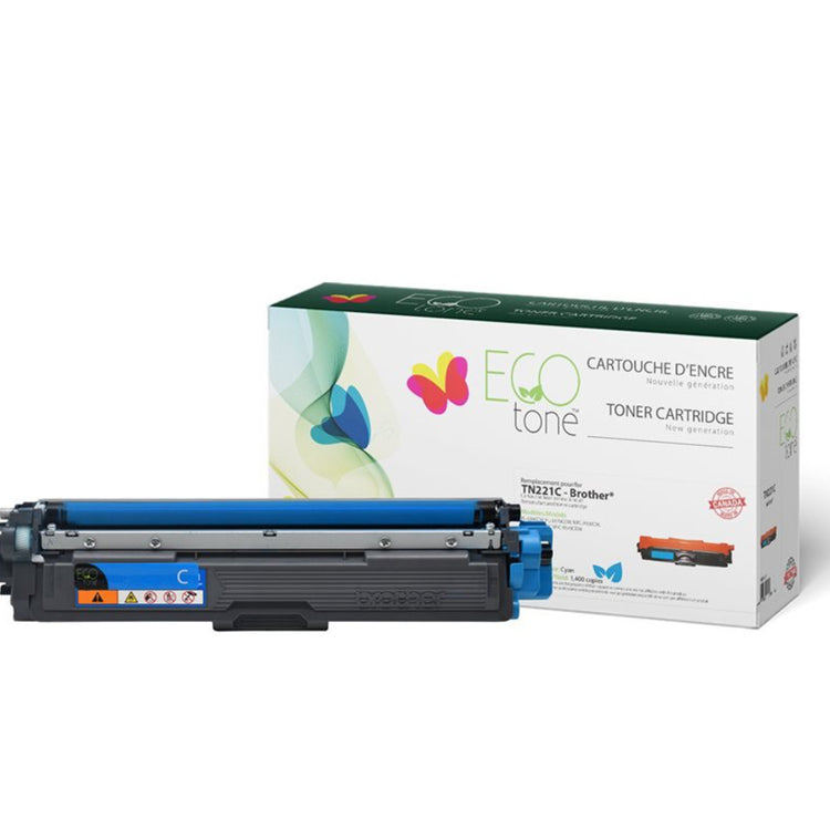 Refurbished BROTHER TN-221C Cyan Toner Cartridge - Cartouches Certifiées