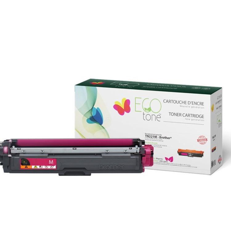 Refurbished BROTHER TN-221M Magenta Toner Cartridge - Cartouches Certifiées