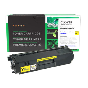 Refurbished BROTHER TN-315Y Yellow Toner Cartridge - Cartouches Certifiées