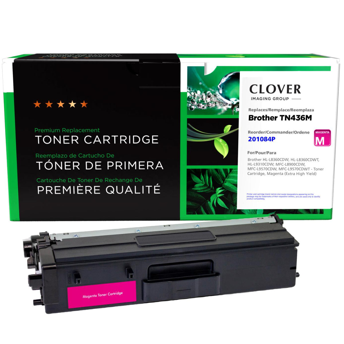 Refurbished BROTHER TN-436M Magenta Toner Cartridge - Cartouches Certifiées